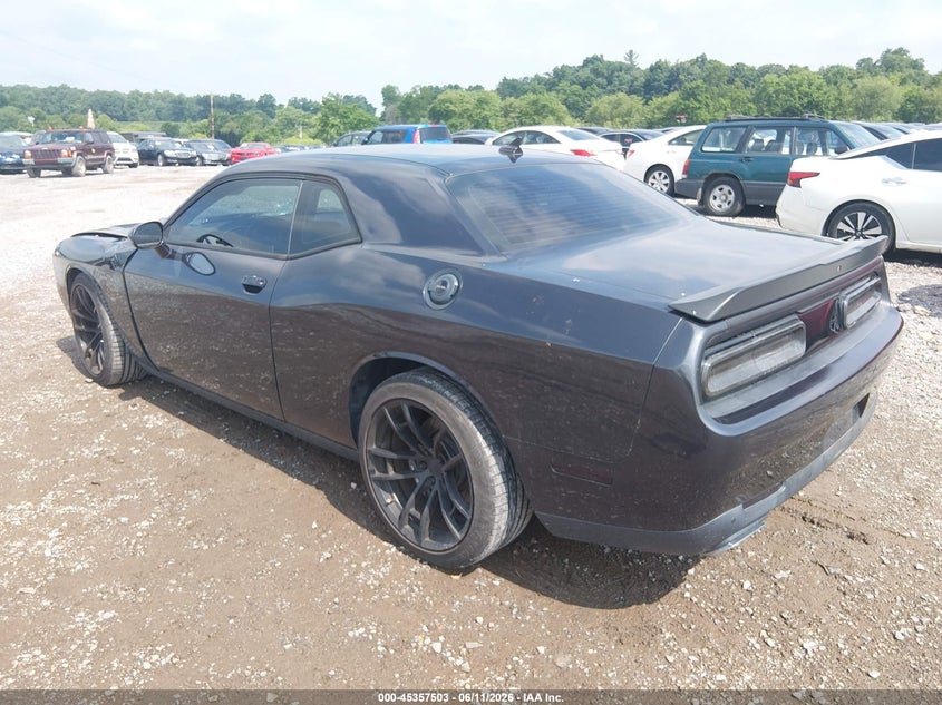 Vin: 2c3cdzfj8gh264017, lot: 45855464, dodge challenger r/t scat pack 20163