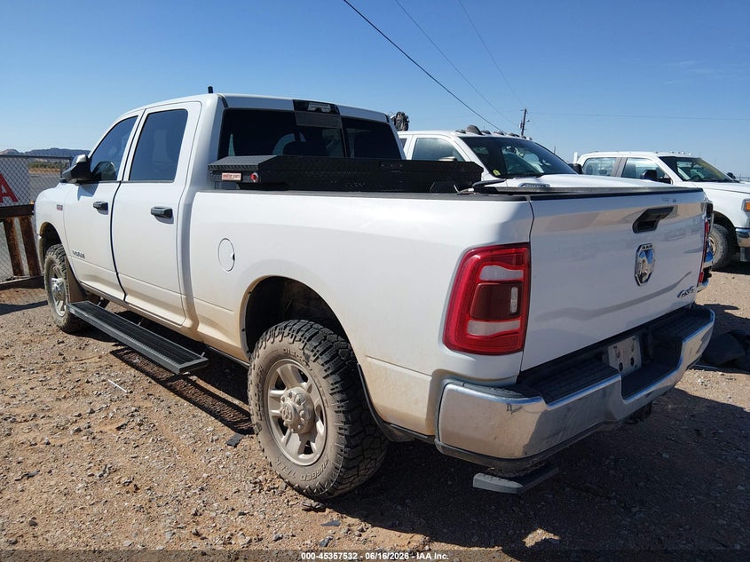 Vin: 3c6ur5cj9ng309257, lot: 45855495, ram 2500 tradesman  4x4 6'4 box 20223