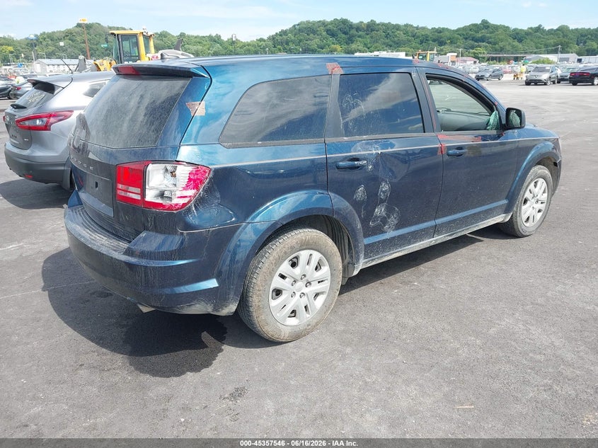 Vin: 3c4pdcab6et112686, lot: 45855507, dodge journey american value pkg 20144