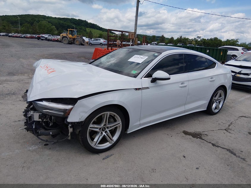 Vin: waudacf57ma056906, lot: 45855524, audi a5 sportback premium 45 tfsi quattro s tronic 20212