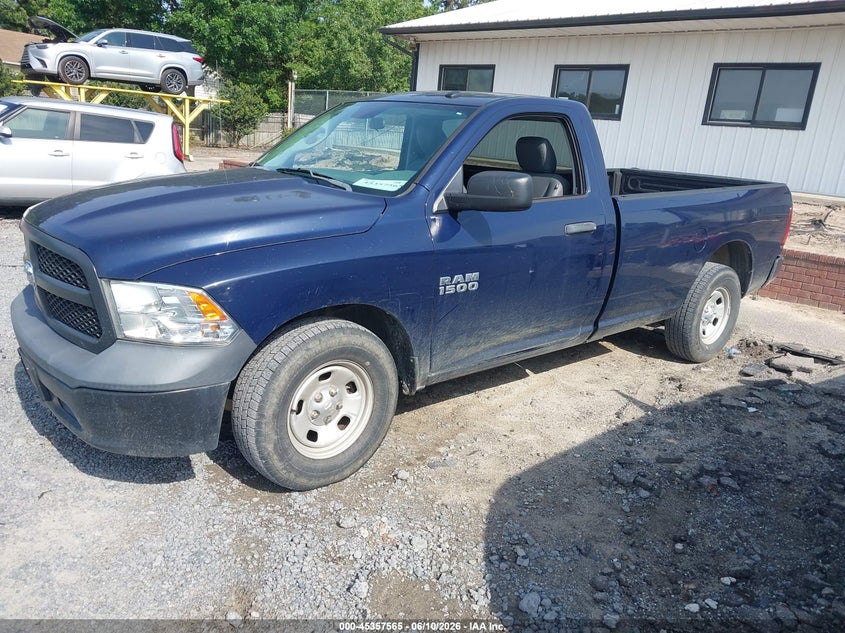 Vin: 3c6jr6dg8jg323575, lot: 45855526, ram 1500 tradesman  4x2 8' box 20182