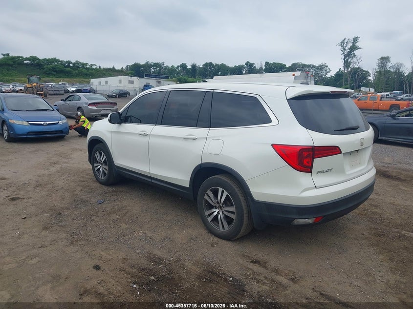 Vin: 5fnyf6h50jb032275, lot: 45855677, honda pilot ex-l 20183