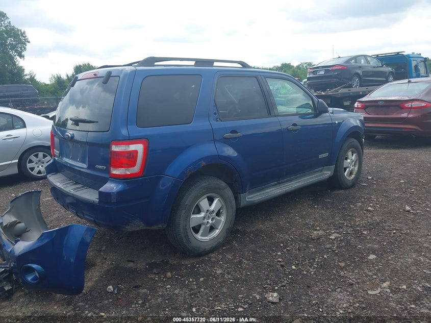 2008 FORD ESCAPE SPORT UTILITY VEHICLE 3.0L V-6 DOHC, 200HP