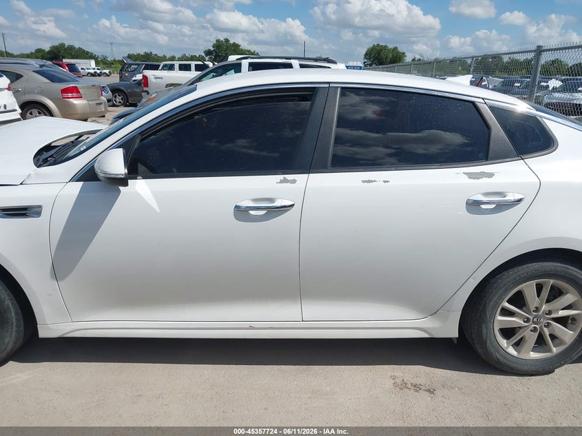2018 KIA OPTIMA SEDAN 2.4L I-4 DI, DOHC, VVT, 185HP