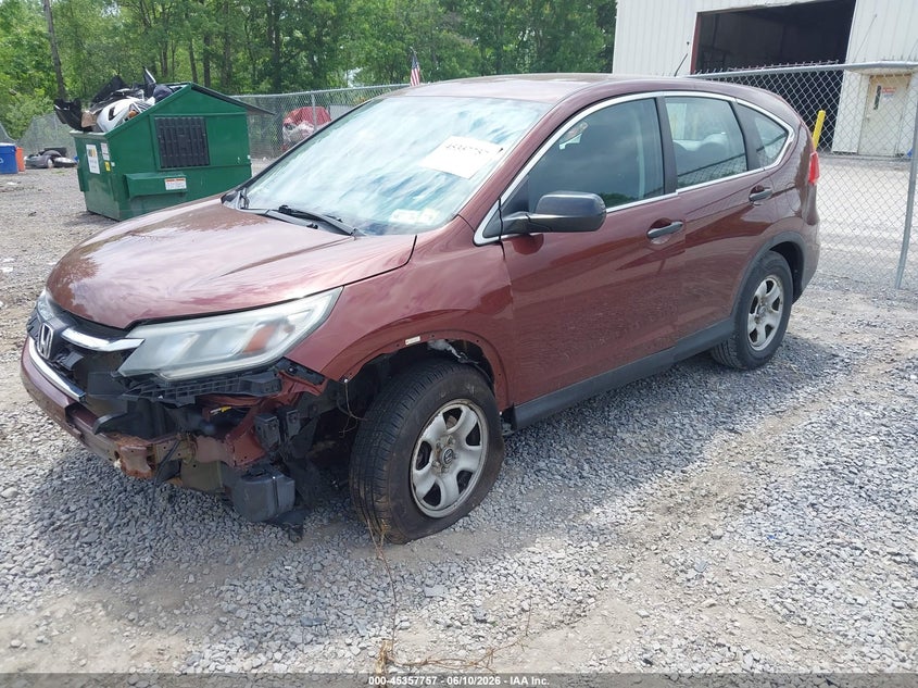 2015 Honda Cr-V Lx 5J6RM4H37FL090203 photo 1