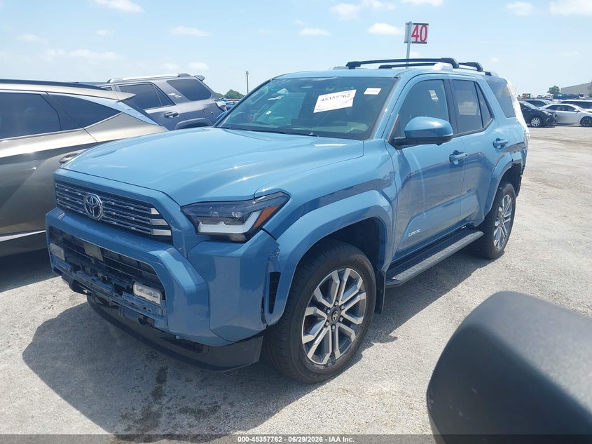 Vin: jteva5brxt5100928, lot: 45855723, toyota 4runner limited 20262