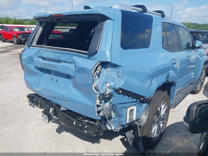 Vin: jteva5brxt5100928, lot: 45855723, toyota 4runner limited 20264