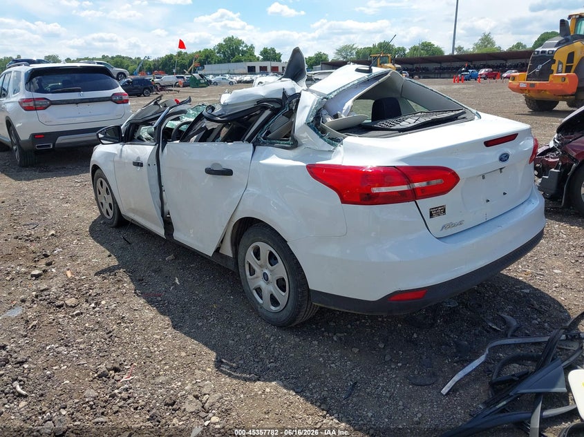 VIN 1FADP3E22JL326459 2018 FORD FOCUS S