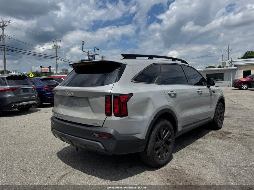 Vin: 5xyrldlc1ng092619, lot: 45855804, kia sorento x-line s 20224