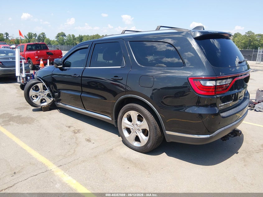 Vin: 1c4rdjdg1fc843494, lot: 45855849, dodge durango limited 20153