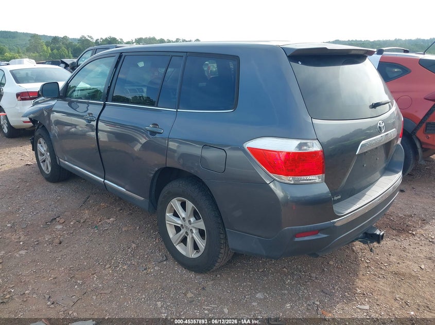 Vin: 5tdza3eh6ds046195, lot: 45855854, toyota highlander 20133