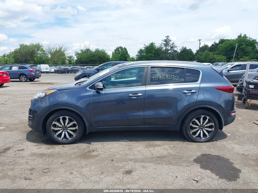 VIN KNDPN3AC4H7105492 2017 KIA SPORTAGE EX