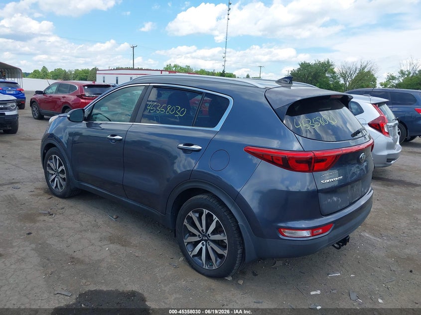 VIN KNDPN3AC4H7105492 2017 KIA SPORTAGE EX