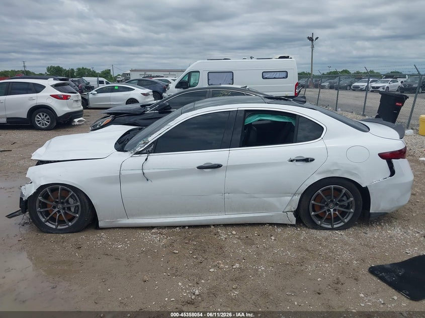 2018 Alfa Romeo Giulia Rwd VIN: ZARFAEBN8J7563373 Lot: 45358054