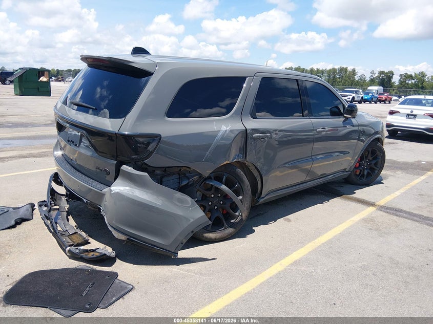 Vin: 1c4sdjh91rc121346, lot: 45856102, dodge durango srt hellcat premium awd 20244