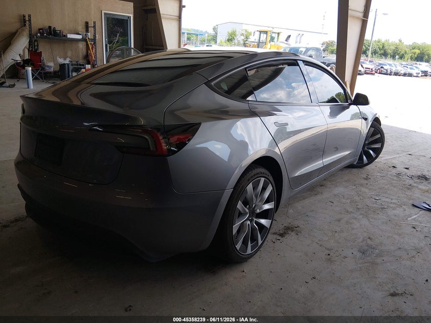 Vin: 5yj3e1ea3sf042625, lot: 45856200, tesla model 3 long range rear-wheel drive/standard rear-wheel drive 20254