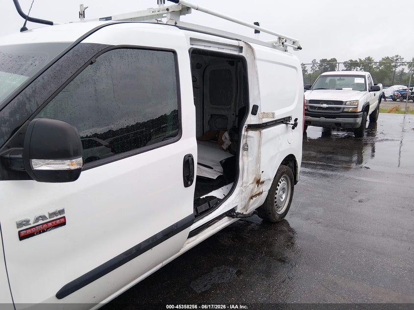 2022 Ram Promaster City Cargo Van VIN: ZFBHRFAB9N6W78961 Lot: 45358256