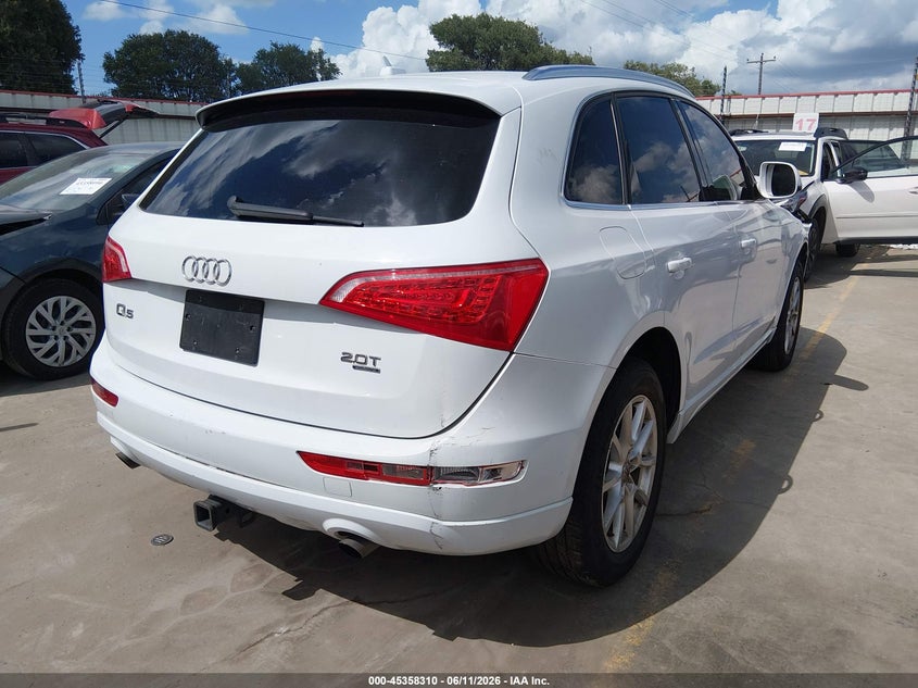 Vin: wa1cfbfp2ca074461, lot: 45856271, audi q5 2.0t premium 20124