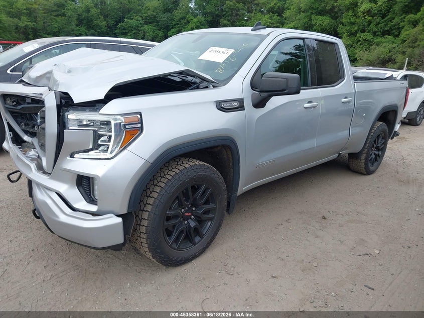 Vin: 1gtr9ced8mz375758, lot: 45856322, gmc sierra 1500 4wd  standard box elevation 20212