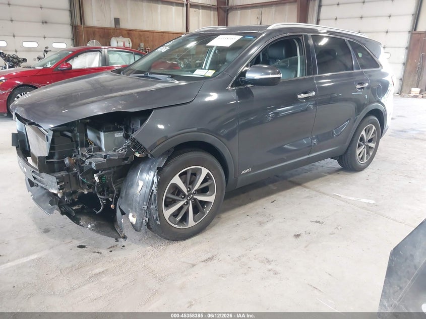 Vin: 5xyphda56kg511959, lot: 45856346, kia sorento 3.3l ex 20192