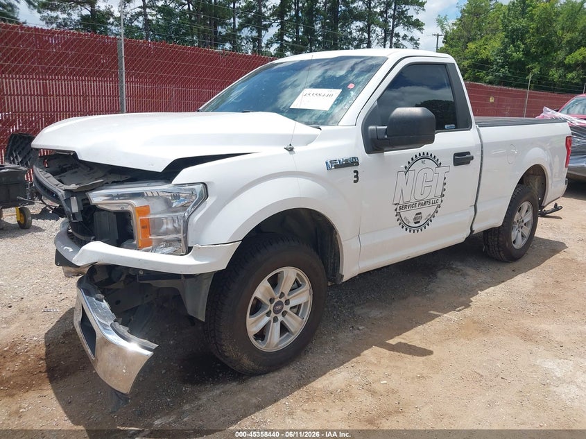 Vin: 1ftmf1cb1jfa30769, lot: 45856401, ford f-150 xl 20182