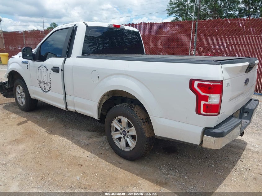 Vin: 1ftmf1cb1jfa30769, lot: 45856401, ford f-150 xl 20183