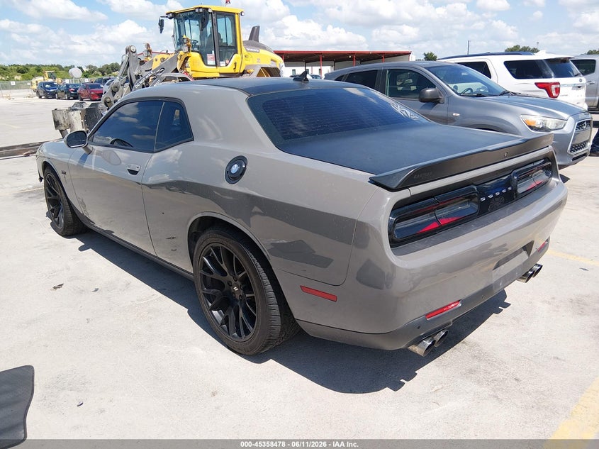 Vin: 2c3cdzfjxjh124123, lot: 45856439, dodge challenger r/t 392 20183