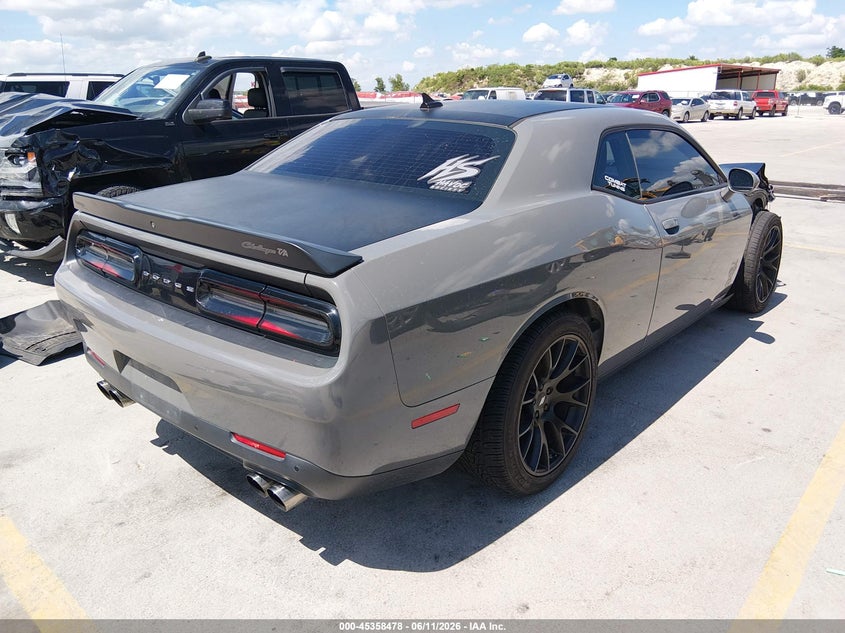 Vin: 2c3cdzfjxjh124123, lot: 45856439, dodge challenger r/t 392 20184