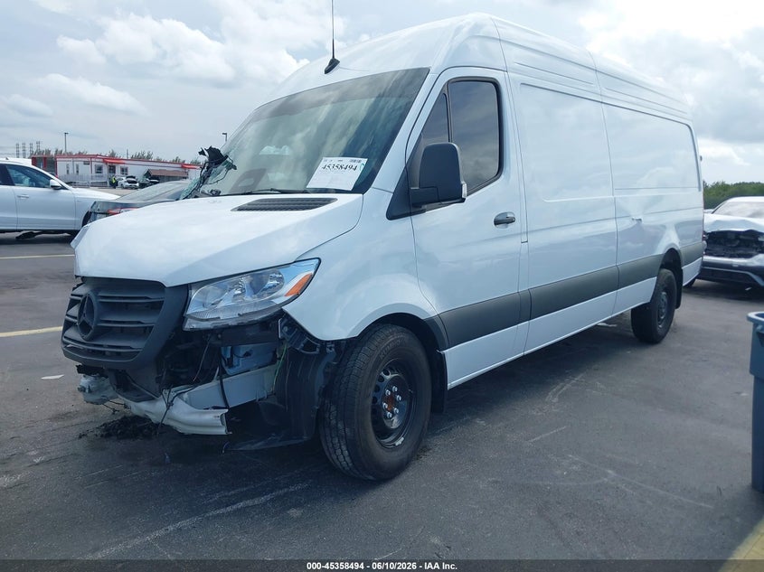 Vin: w1y4nchy2st205802, lot: 45856454, mercedes-benz sprinter 2500 high roof 4-cyl diesel ho 20252