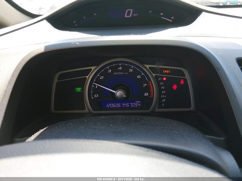 2010 HONDA CIVIC SEDAN 1.8L I-4 VVT, 140HP