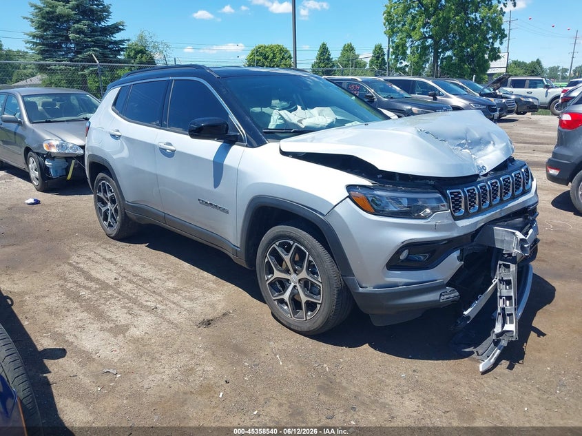 2024 JEEP COMPASS SPORT UTILITY VEHICLE 2.0L I-4 DI, DOHC, VVT, TURBO, 200HP