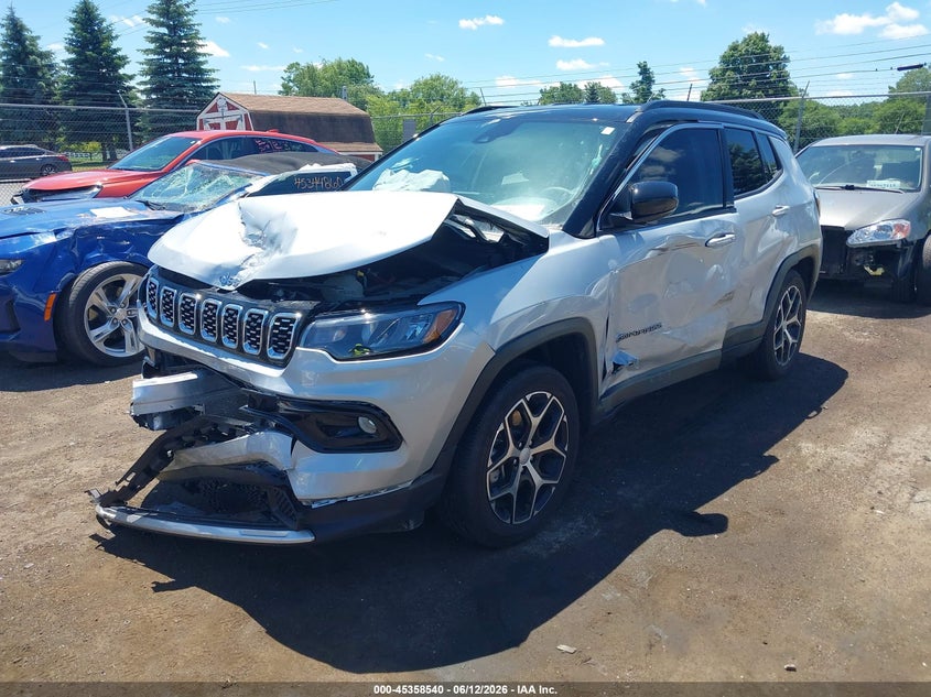 2024 JEEP COMPASS SPORT UTILITY VEHICLE 2.0L I-4 DI, DOHC, VVT, TURBO, 200HP