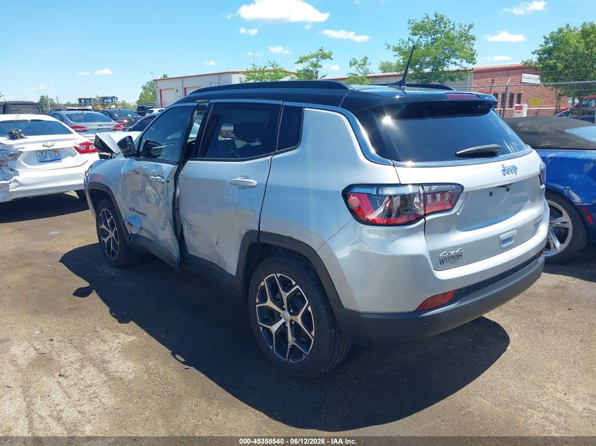 2024 JEEP COMPASS SPORT UTILITY VEHICLE 2.0L I-4 DI, DOHC, VVT, TURBO, 200HP
