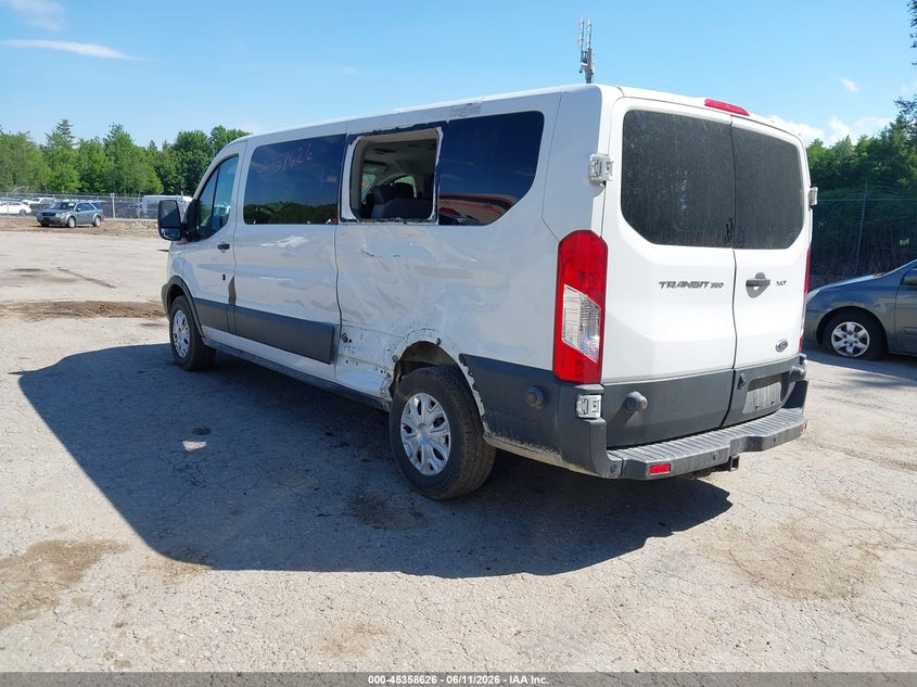 Vin: 1fbzx2zmxgkb12196, lot: 45856587, ford transit-350 xlt 20163