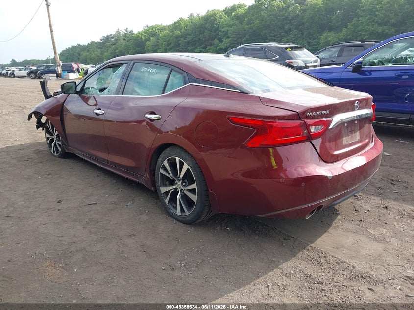 2016 NISSAN MAXIMA auction photo 3