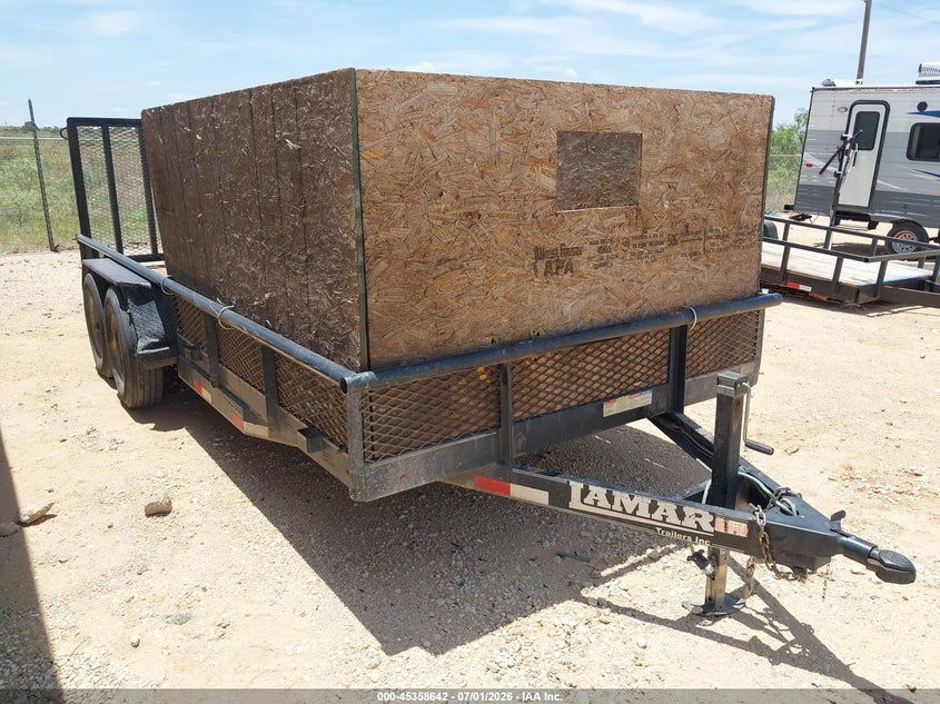 2017 LAMAR UTILITY TRAILER auction photo 1