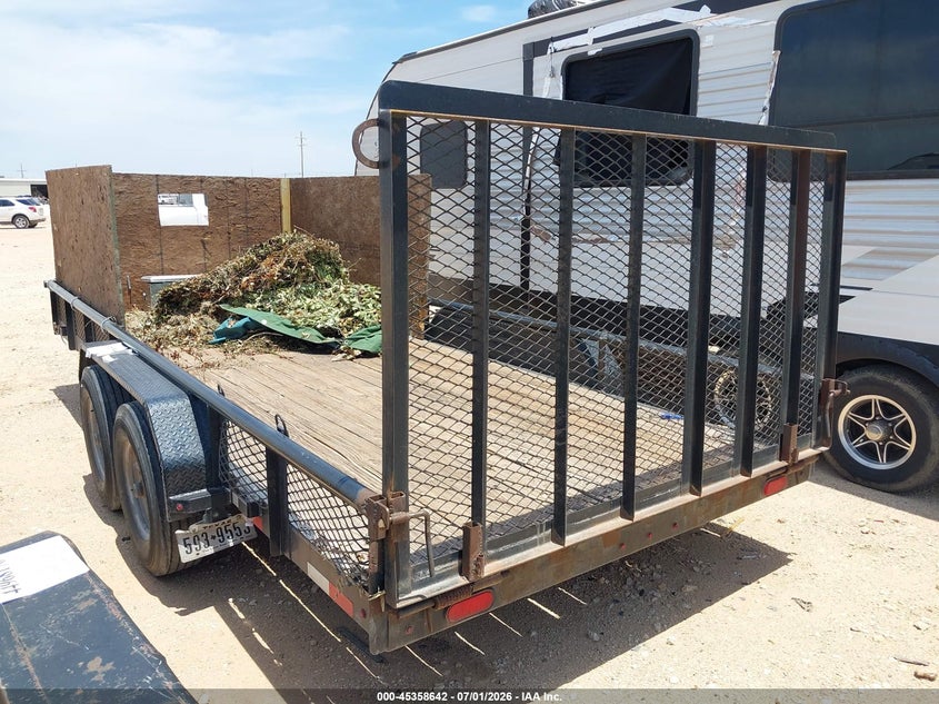 2017 LAMAR UTILITY TRAILER auction photo 3