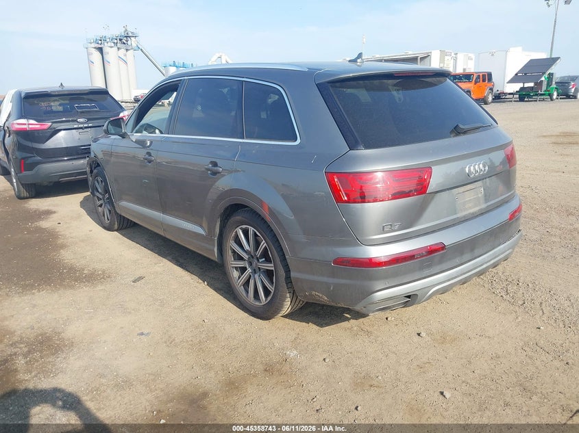 Vin: wa1lhaf78jd007220, lot: 45856704, audi q7 2.0t premium 20183