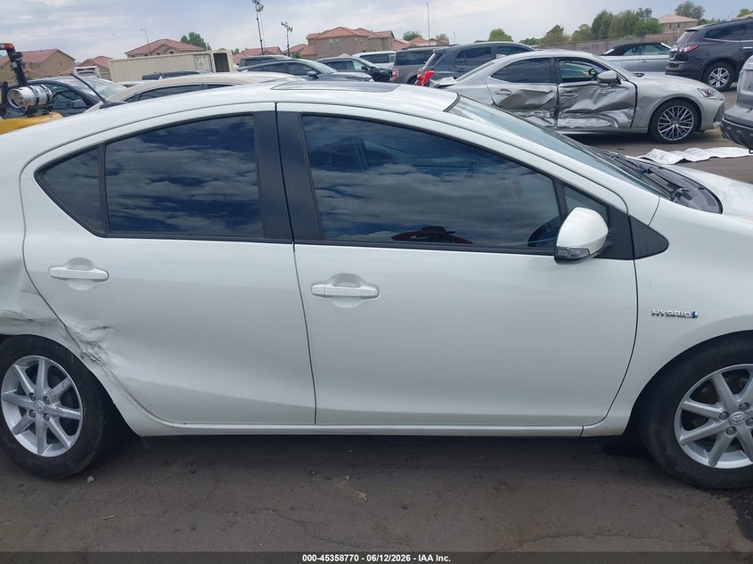 2013 Toyota Prius C Four VIN: JTDKDTB39D1036081 Lot: 45358770