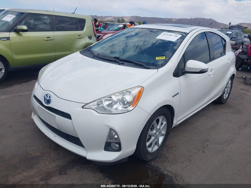 2013 TOYOTA PRIUS C VIN JTDKDTB39D1036081 nuotrauka 2