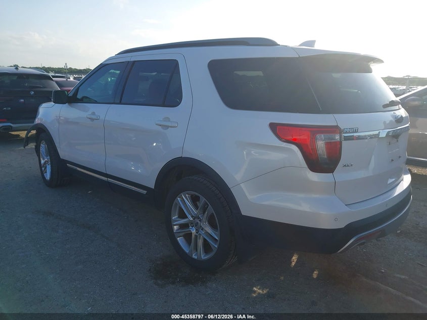 Vin: 1fm5k7d83hgd20940, lot: 45856758, ford explorer xlt 20173