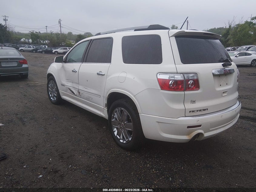 Vin: 1gkkvted0bj237970, lot: 45856894, gmc acadia denali 20113