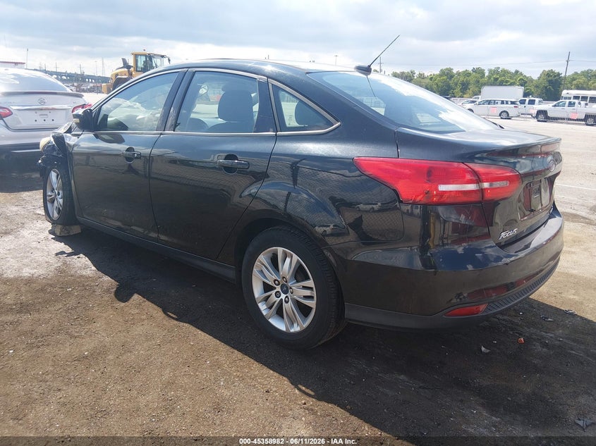 Vin: 1fadp3f25fl244943, lot: 45856943, ford focus se 20153