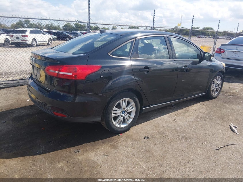 Vin: 1fadp3f25fl244943, lot: 45856943, ford focus se 20154