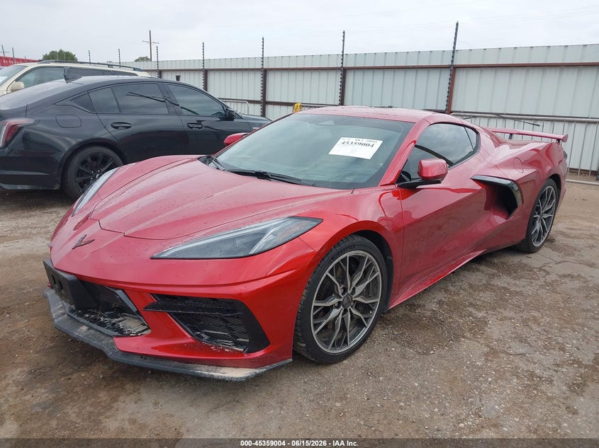 Vin: 1g1yb2d44t5105811, lot: 45856965, chevrolet corvette stingray , 2lt, rwd 20262