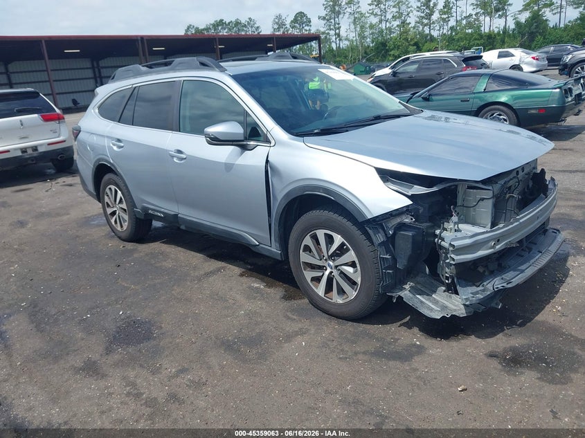 Vin: 4s4btafc5m3125261, lot: 45857024, subaru outback premium 2021 img_1