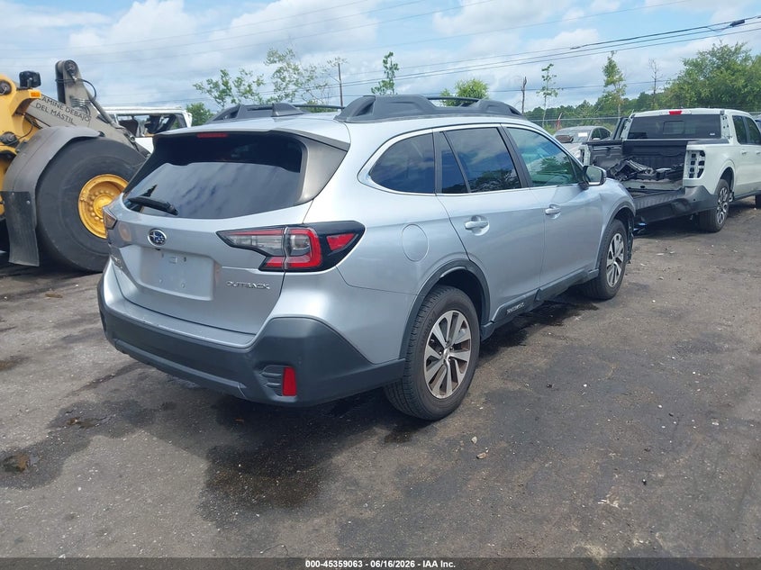 Vin: 4s4btafc5m3125261, lot: 45857024, subaru outback premium 20214