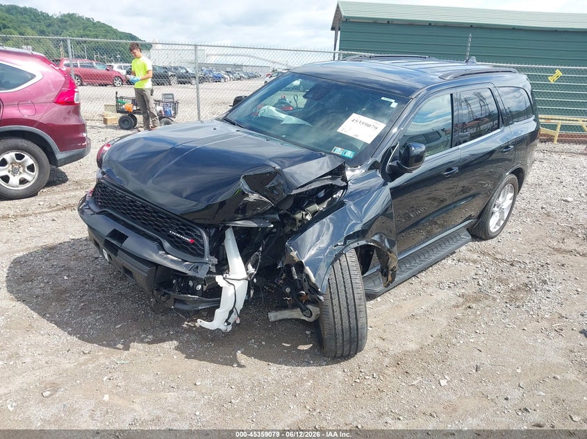 Vin: 1c4rdjdg8pc604865, lot: 45857040, dodge durango gt premium awd 20232