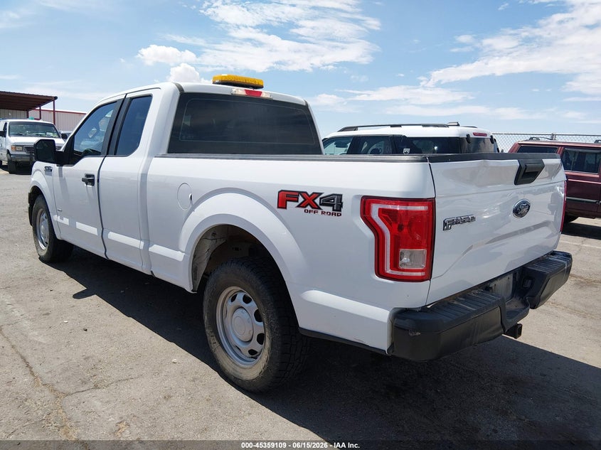 Vin: 1ftex1ep4gfa63798, lot: 45857069, ford f-150 xl 20163