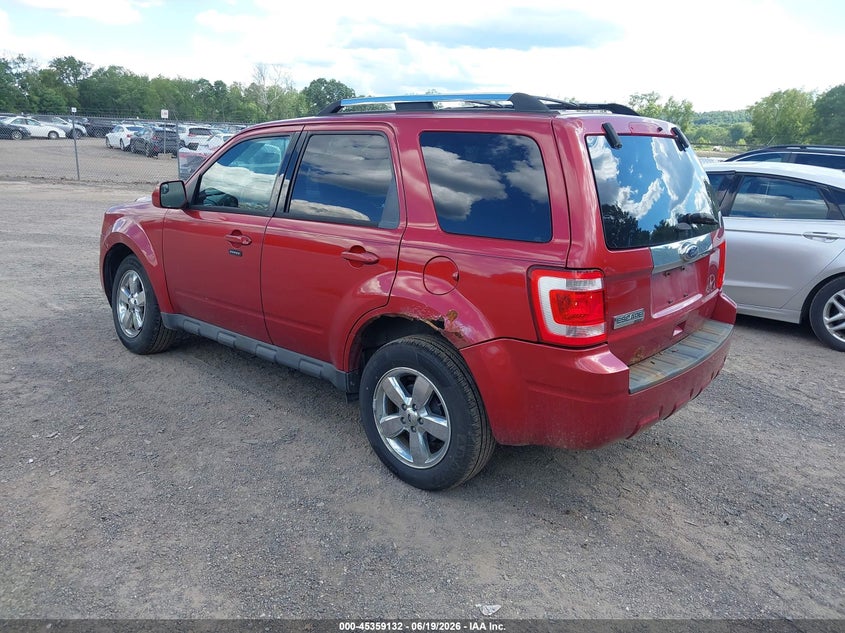 Vin: 1fmcu9e73cka89157, lot: 45857093, ford escape limited 20123